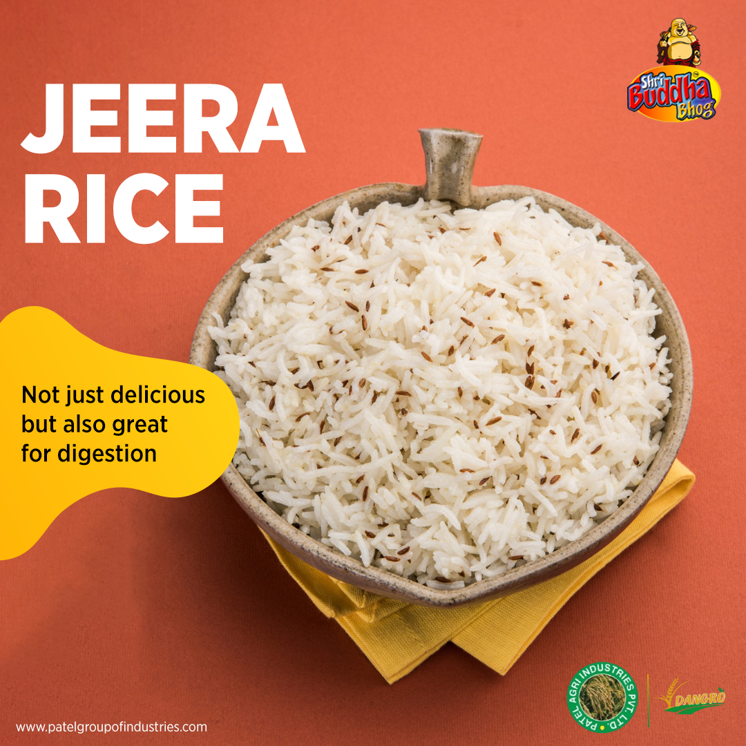 Shri Buddha Bhog Jeera Rice by Patel Group - best quality, fluffy, aromatic